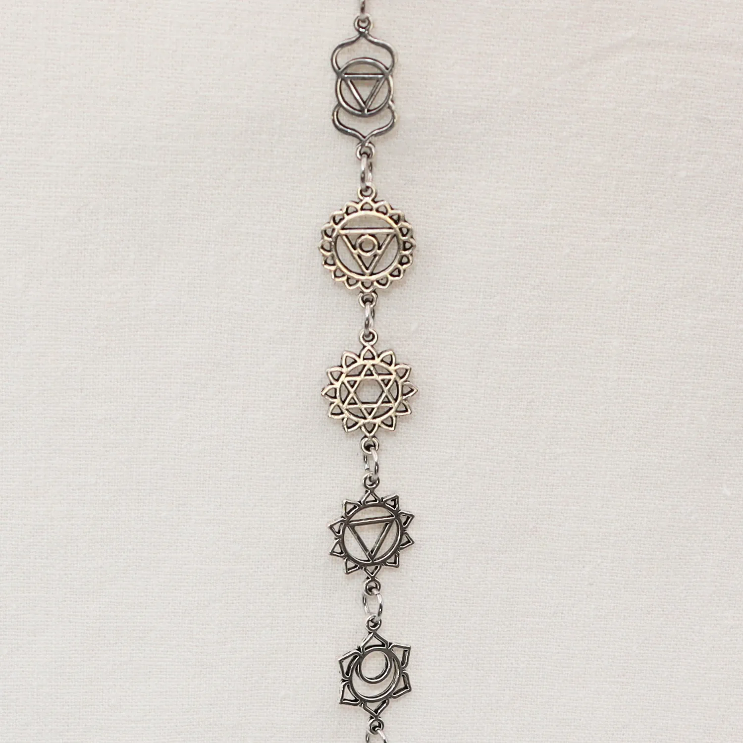 Pendentif 7 Chakras et Tourmaline