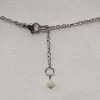 Pendentif Lune à l'envers et Pierre de lune