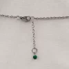 Pendentif Pointe d'Aventurine verte et Azurite Chrysocolle