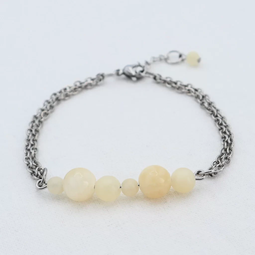 Bracelet Calcite miel