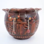 Boucles d'oreille Jaspe Picasso [ REBELLE ]