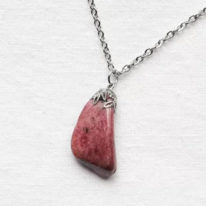 Pendentif Rhodonite