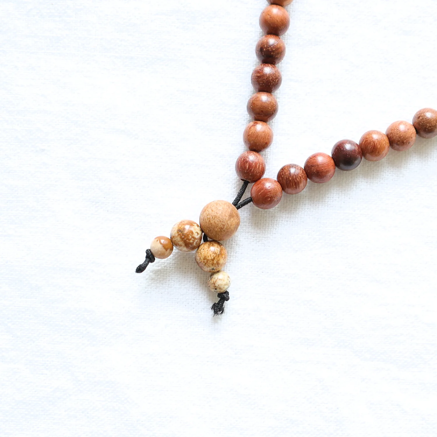 Bracelet Mala Bois de santal et Jaspe picture