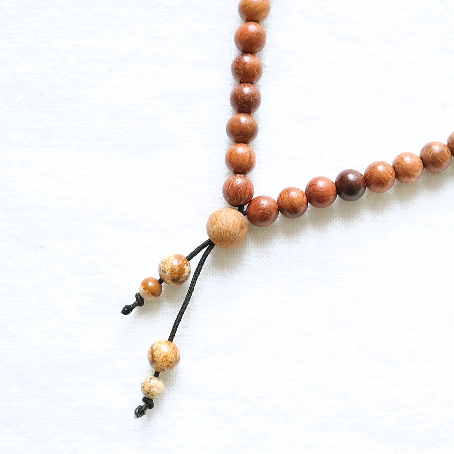 Bracelet Mala Bois de santal et Jaspe picture