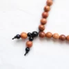 Bracelet Mala Bois de santal et Onyx noir