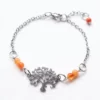 Bracelet Arbre de vie et Cornaline