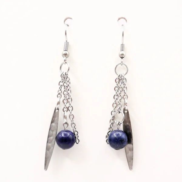 Boucles d'oreille Lapis Lazuli