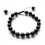 Bracelet Shungite , Nylon noir